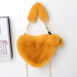 Fur Handbag & Headband set